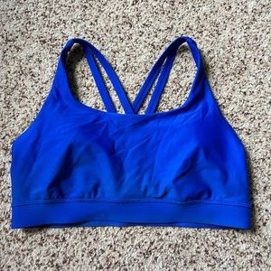 Lululemon Energy Bra H2O in Harbor Blue, size 8